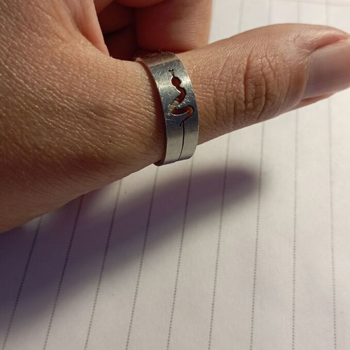 Snake ring steel like new