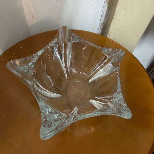 Crystal large fondue bowl new for treats or decoration