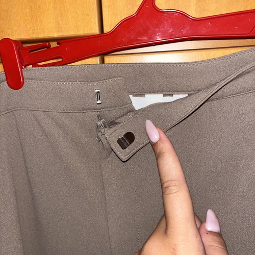 H&M brown XXL pants with zipper, new