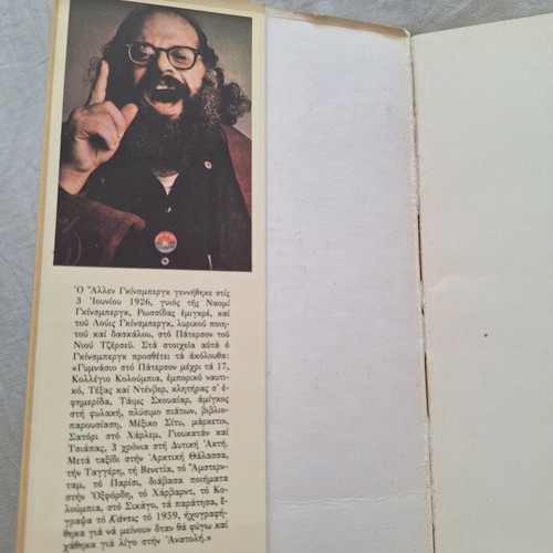 Allen Ginsberg Greek Edition 1978 used, poetry collection