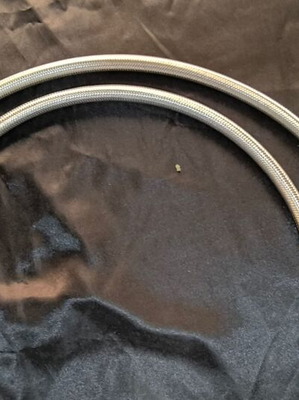 Metalflex Water Spiral Hose 50cm Stainless Steel, New, 2 Pieces