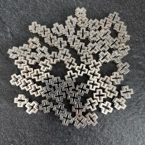 Crosses for martyrika new, pack of 70, not silver