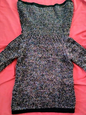 Turtleneck sweater women's used, wide shiny size M