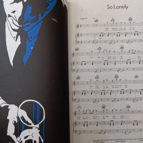 Collectible songbook Songs by Sting by The Police like new