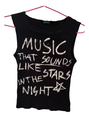 Benetton top with print S
