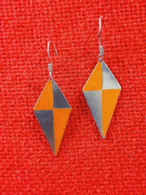 Silver earrings new, 925 sterling silver