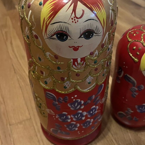 Authentic Babushka Dolls like new, high quality