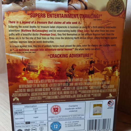 Sahara DVD like new with English subtitles