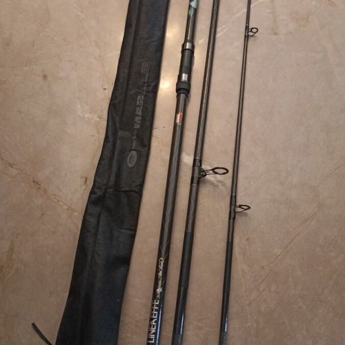 Linea Effe International De Lux Mar Azul 4503 three-piece fishing rod like new with case