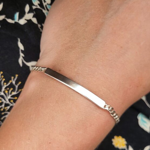 Silver bracelet 925, length 19 cm