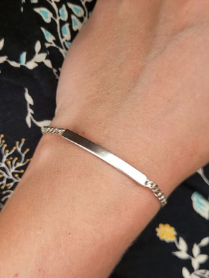 Silver bracelet 925, length 19 cm