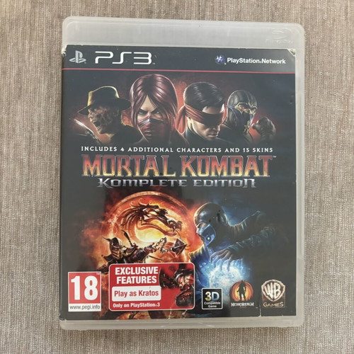 Mortal Kombat Komplete Edition PS3 cover
