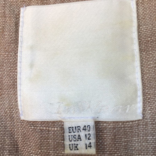 In Wear summer linen dress size 40 M like new, beige