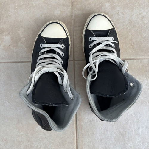 Converse Chuck Taylor Fleece Lined All-Star High Top Sneakers Size 41 used, black