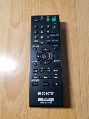 Sony RMT-D197P DVD remote control used