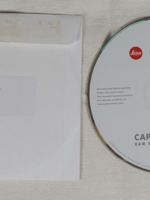 Leica M8 Capture One LE RAW workflow software