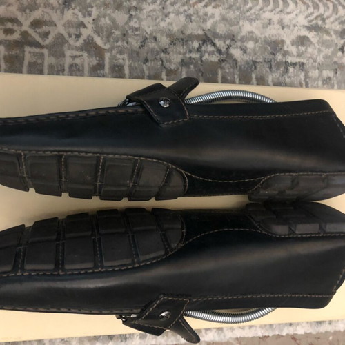Louis Vuitton Monte Carlo leather flats like new, size 43.5 brown