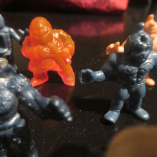 Lot of Exogini and Panose figures in various colors 80s like new