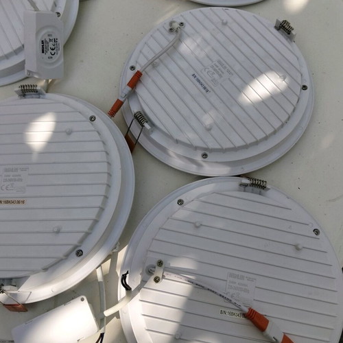 Led ceiling lamps used, pack of 17, 25W and 35W