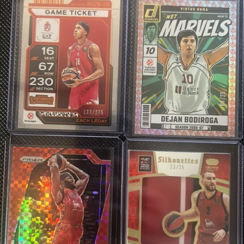 Emporio Armani basketball card lot new