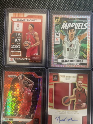 Emporio Armani basketball card lot new