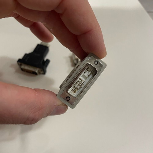 Adapters and DVI card used
