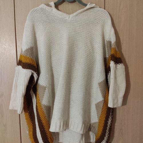 Zara knitted sweater like new, beige, size M/L
