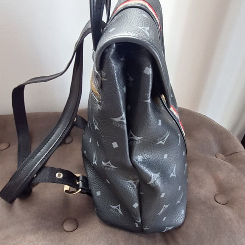 Backpack La tour Eiffel used, dark blue 30×25×5cm
