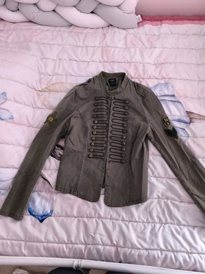 Only women's military jacket like new, size 38, khaki