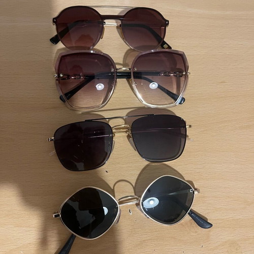 Sunglasses like new, black and brown