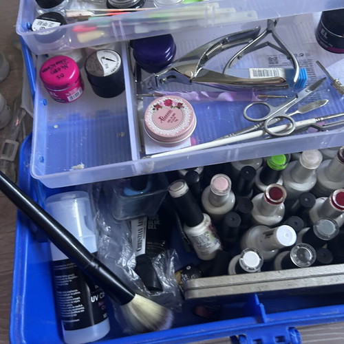 Complete Professional Nail Tech Toolbox Set, like new
