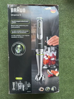 Braun MultiQuick 9 Hand Blender with Stainless Steel Shaft 1200W Black