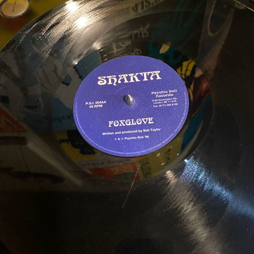 Shakta vinyl record used, electronic music