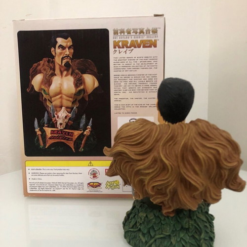Kraven bust 8 inches Rogues Gallery new Spider-Man villain Diamond Select