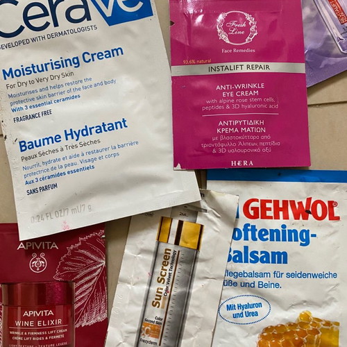 Sample masks Apivita, Loreal, Fresh Line, Cerave, Panthenol, Frezyderm, Youth Lab and more new