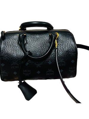 MCM shoulder bag new, black with tags and dustbag