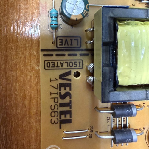 Vestel IPS63 power supply used, fully functional