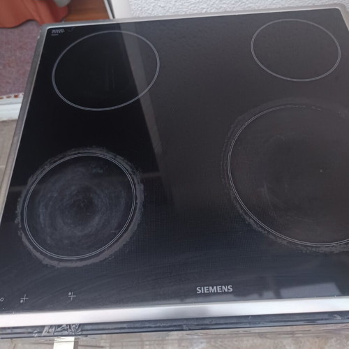 Siemens built-in ceramic hob kitchen used