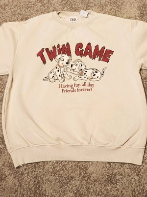 Zara sweatshirt 164 cm for 13 years like new, beige kids