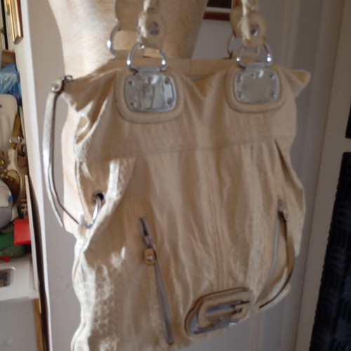 Guess Vintage shoulder bag, champagne color
