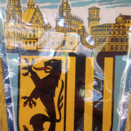 Dynamo Dresden collectible double-sided banner like new