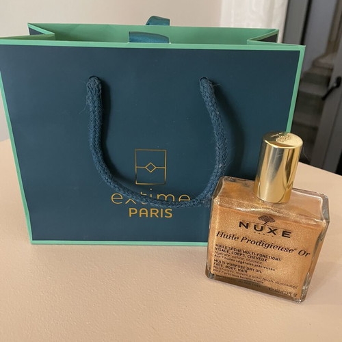 Nuxe multi-purpose face oil with gold, new