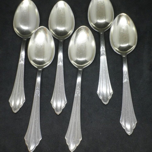 Vintage WMF Facer model spoons used with box