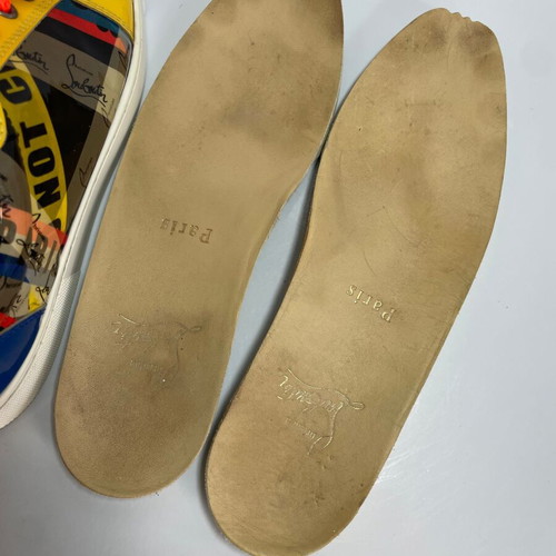 Christian Louboutin leather sneakers multicolor like new, size 37
