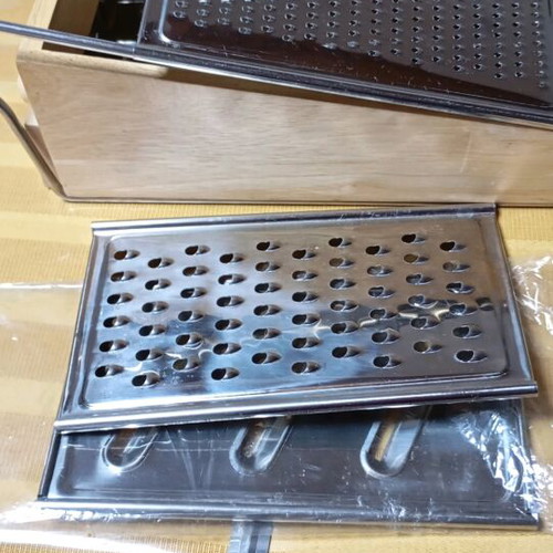 Vegetable grater new with 3 cutting bases and drawer