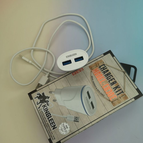 Kingleen Charger Kit C830E with Two USB Ports like new