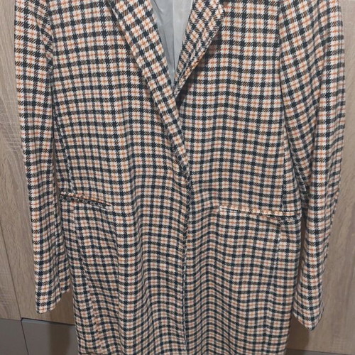 Sinsay Checked Coat Medium like new