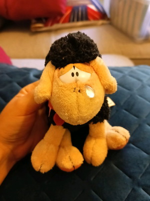 Diddl & Friends Wollywell plush like new, 13 cm, black, collectible