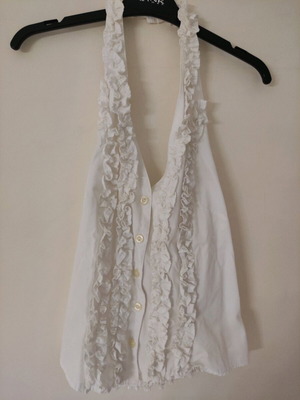 White shirt used with buttons size M