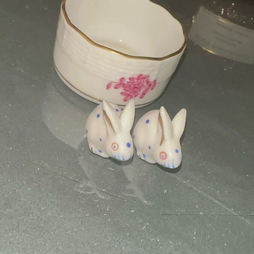 Vintage Herent porcelain miniatures set of 3 like new